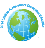 2014 Lifetime Achievement Geospatial Education logo.